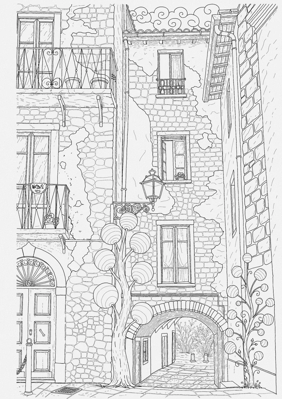 Vicolo illustrato